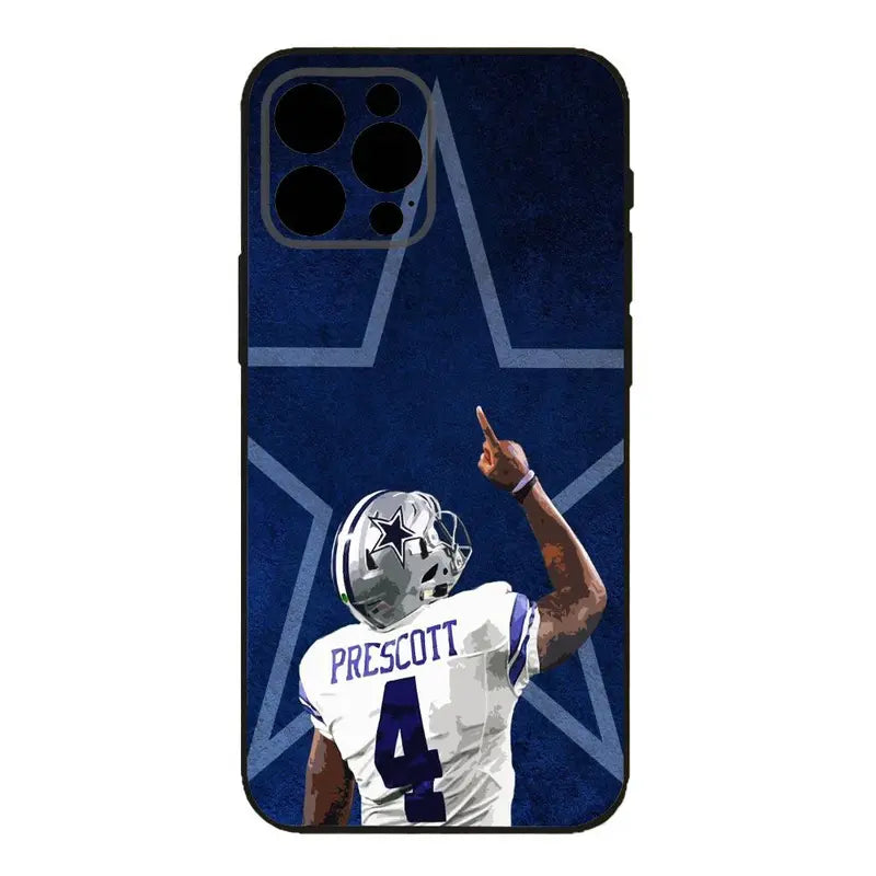 Dallas Cowboys Football Helmet Phone Case, NFL Fan Gift for iPhone 12–17 & Samsung Galaxy S22–S26