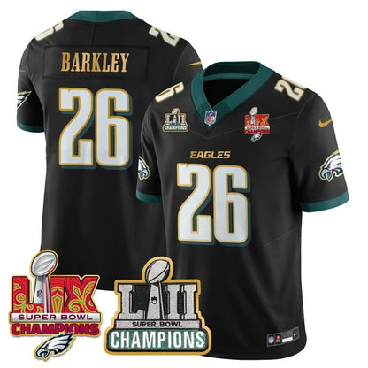 PHI LII-LIX Black S.Bowl Champions Gold Split Edition Jersey