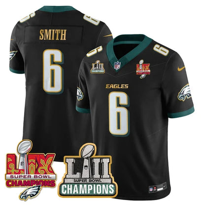 PHI LII-LIX Black S.Bowl Champions Gold Split Edition Jersey