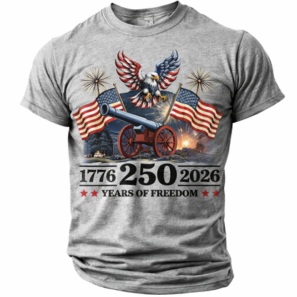 Cowgic America's 250th Anniversary Men's American US Flag v4 T Shirt