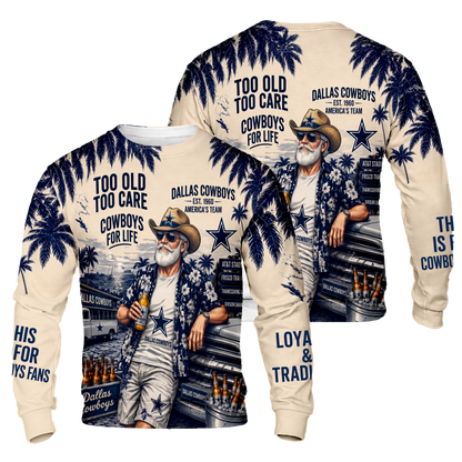 Dallas Cowboys Apparel, Football Fan Clothing, Premium Hawaiian Shirt & Shorts Set, Football T-Shirt, Jersey, Sweatshirt & Hoodie, Game Day Outfit, Sports Fan Gift