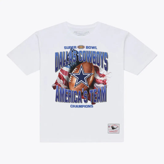 Mitchell & Ness White Dallas Cowboys America's Team T- Shirt Gildan 5000, Sweatshirt & Hoodie