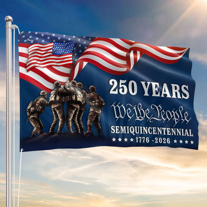 American Flag, 250 Years We The People Semiquincentennial Grommet Flag