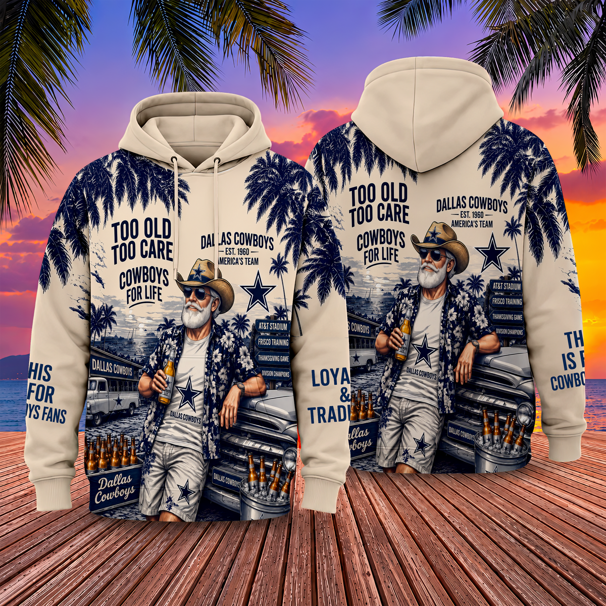 Dallas Cowboys Apparel, Football Fan Clothing, Premium Hawaiian Shirt & Shorts Set, Football T-Shirt, Jersey, Sweatshirt & Hoodie, Game Day Outfit, Sports Fan Gift