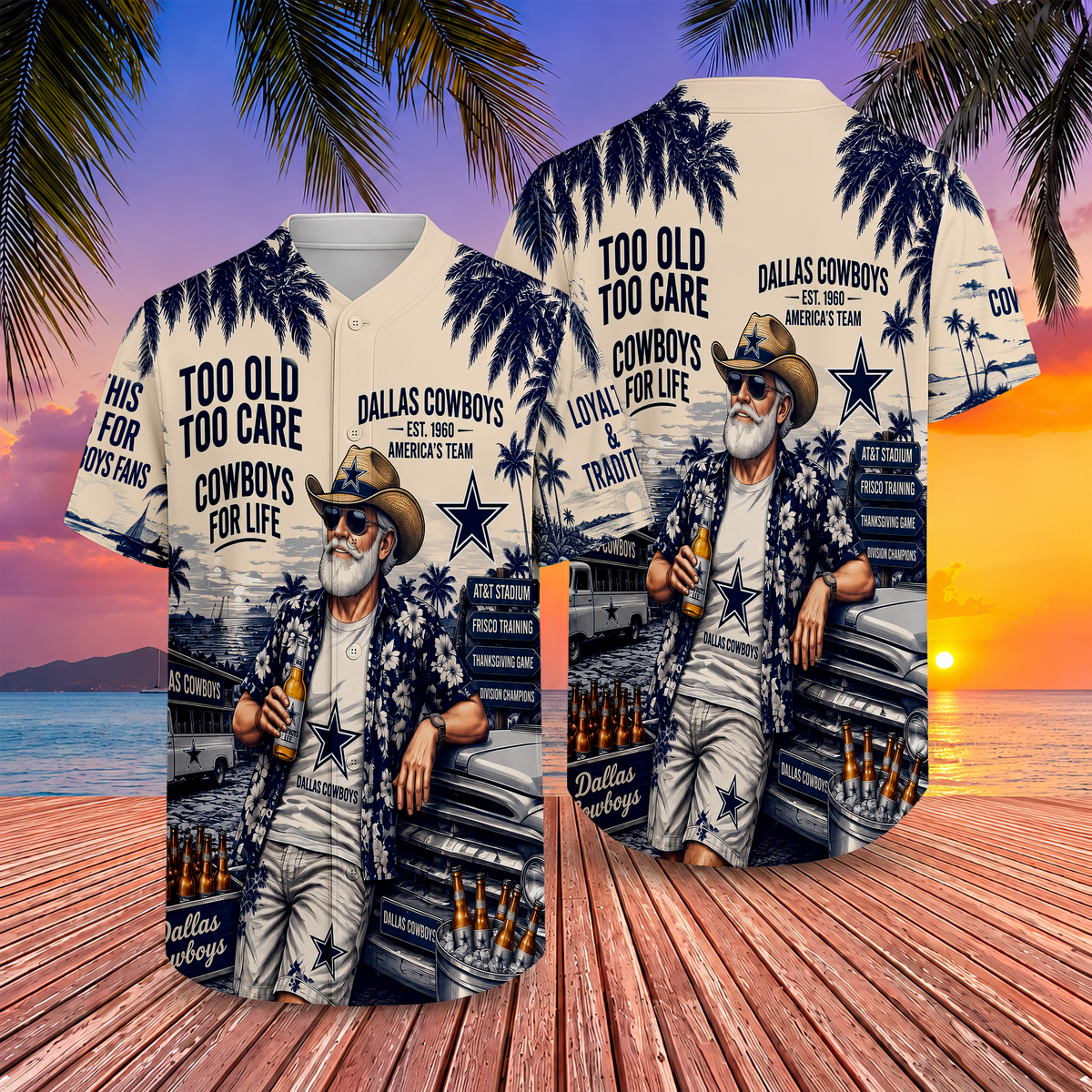 Dallas Cowboys Apparel, Football Fan Clothing, Premium Hawaiian Shirt & Shorts Set, Football T-Shirt, Jersey, Sweatshirt & Hoodie, Game Day Outfit, Sports Fan Gift