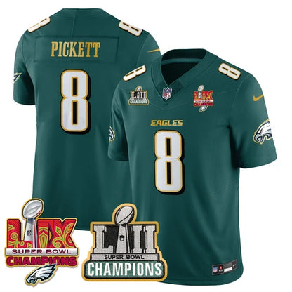 PHI LII-LIX Midnight Green S.Bowl Champions Gold Split Edition Jersey
