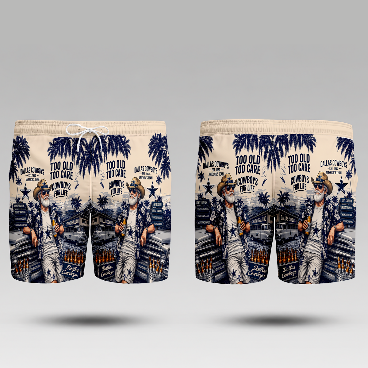 Dallas Cowboys Apparel, Football Fan Clothing, Premium Hawaiian Shirt & Shorts Set, Football T-Shirt, Jersey, Sweatshirt & Hoodie, Game Day Outfit, Sports Fan Gift