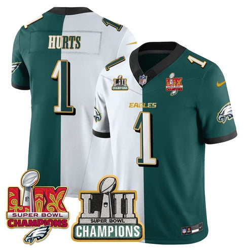 PHI LII-LIX Split S.Bowl Champions Gold Split Edition v1 Jersey