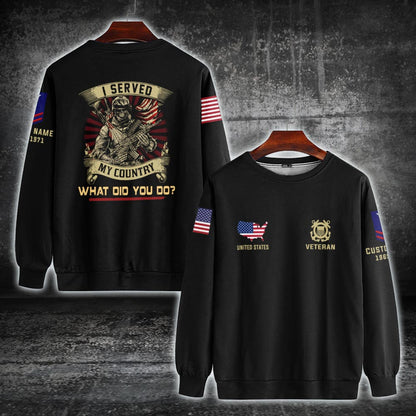Cowgic Custom U.S COAST GUARDS Veteran
