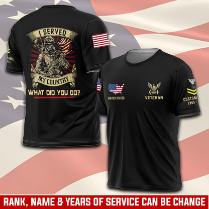 Cowgic Custom U.S NAVY Veteran