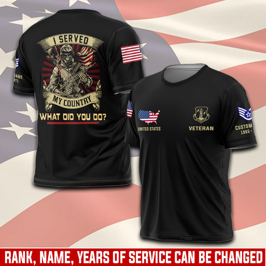 Cowgic Custom AIR NATIONAL GUARD Veteran