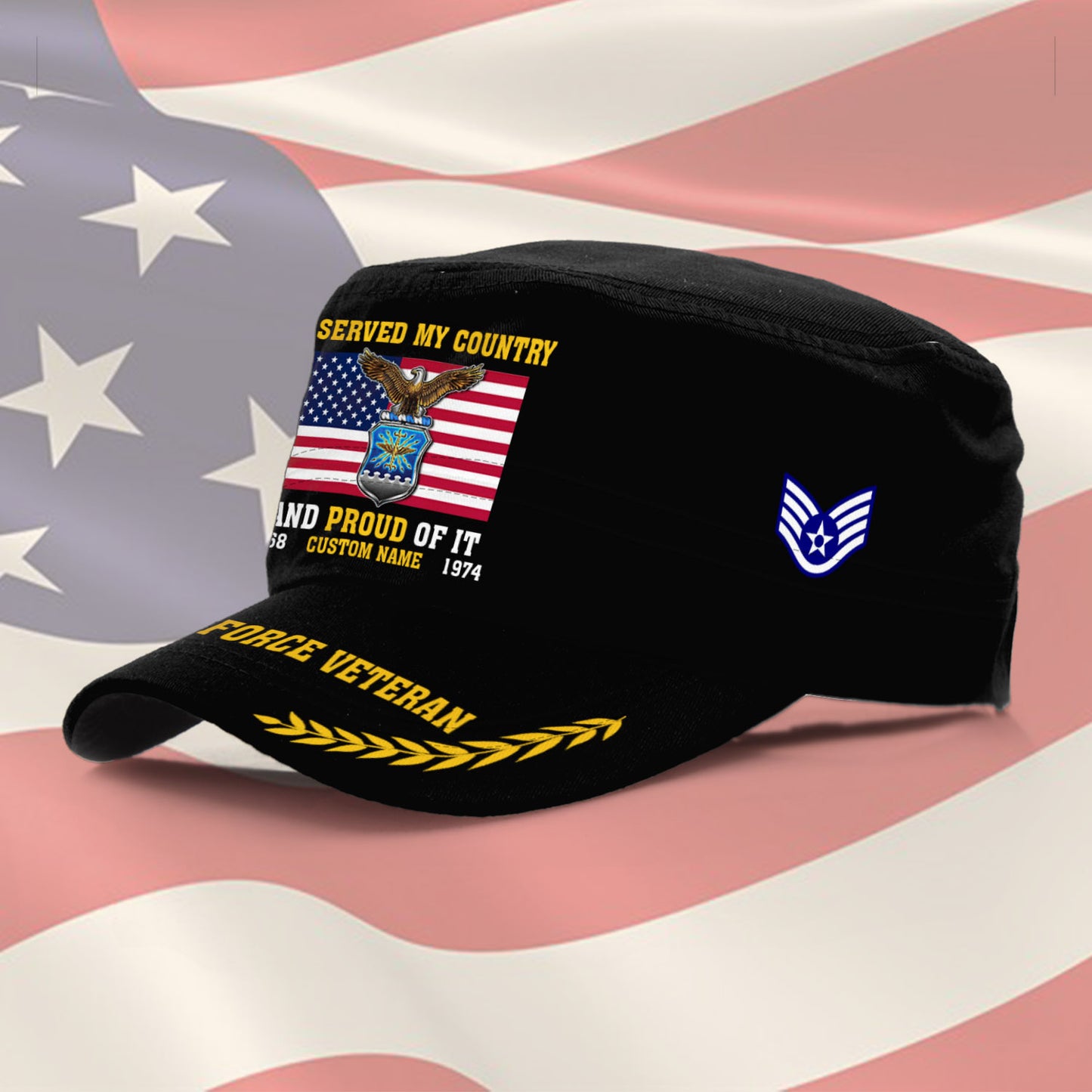 Cowgic Veteran U.S AIR FORCE Military Printed Cap