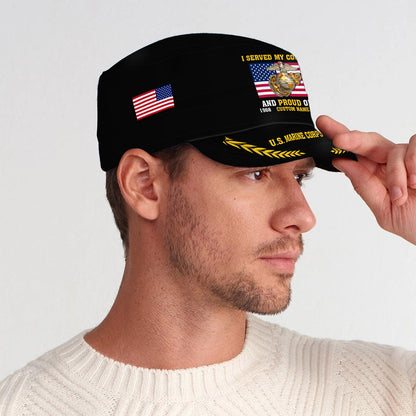 Cowgic Veteran US MARINE CORPS Military Printed Cap