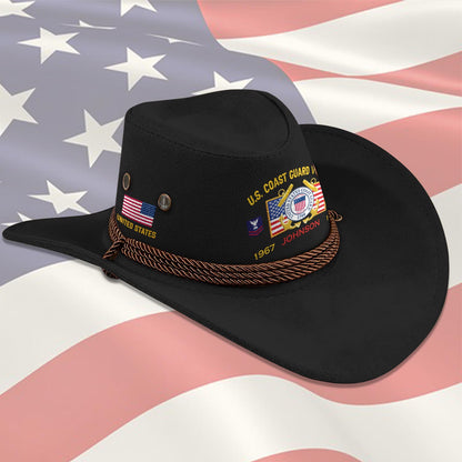 Cowgic Custom U.S COAST GUARD - COWBOY HAT