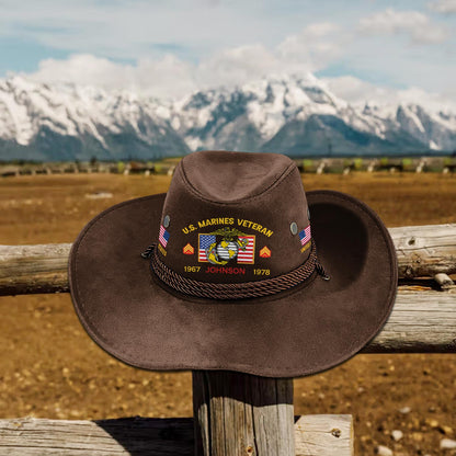Cowgic Custom U.S MARINE CORPS - COWBOY HAT