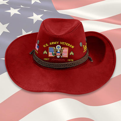 Cowgic Custom ARMY BRANCH - COWBOY HAT