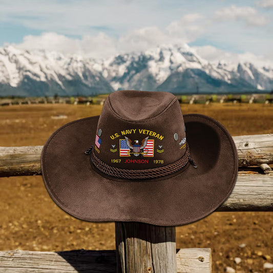 Cowgic Custom NAVY BADGE - COWBOY HAT