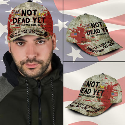 Cowgic Veterans U.S. Navy Custom Printed Cap
