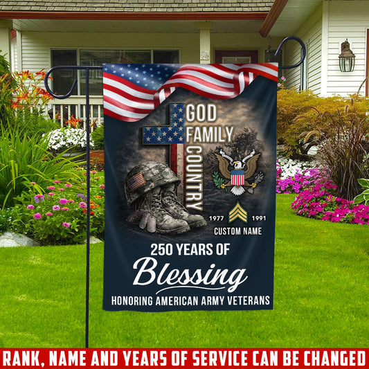 Cowgic Custom U.S. Army Garden Flag