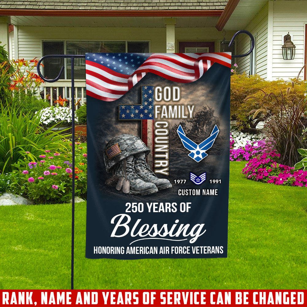 Cowgic Custom U.S. Air Force Garden Flag