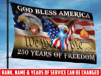 Cowgic U.S. Marine Corps - Flying Flag Custom