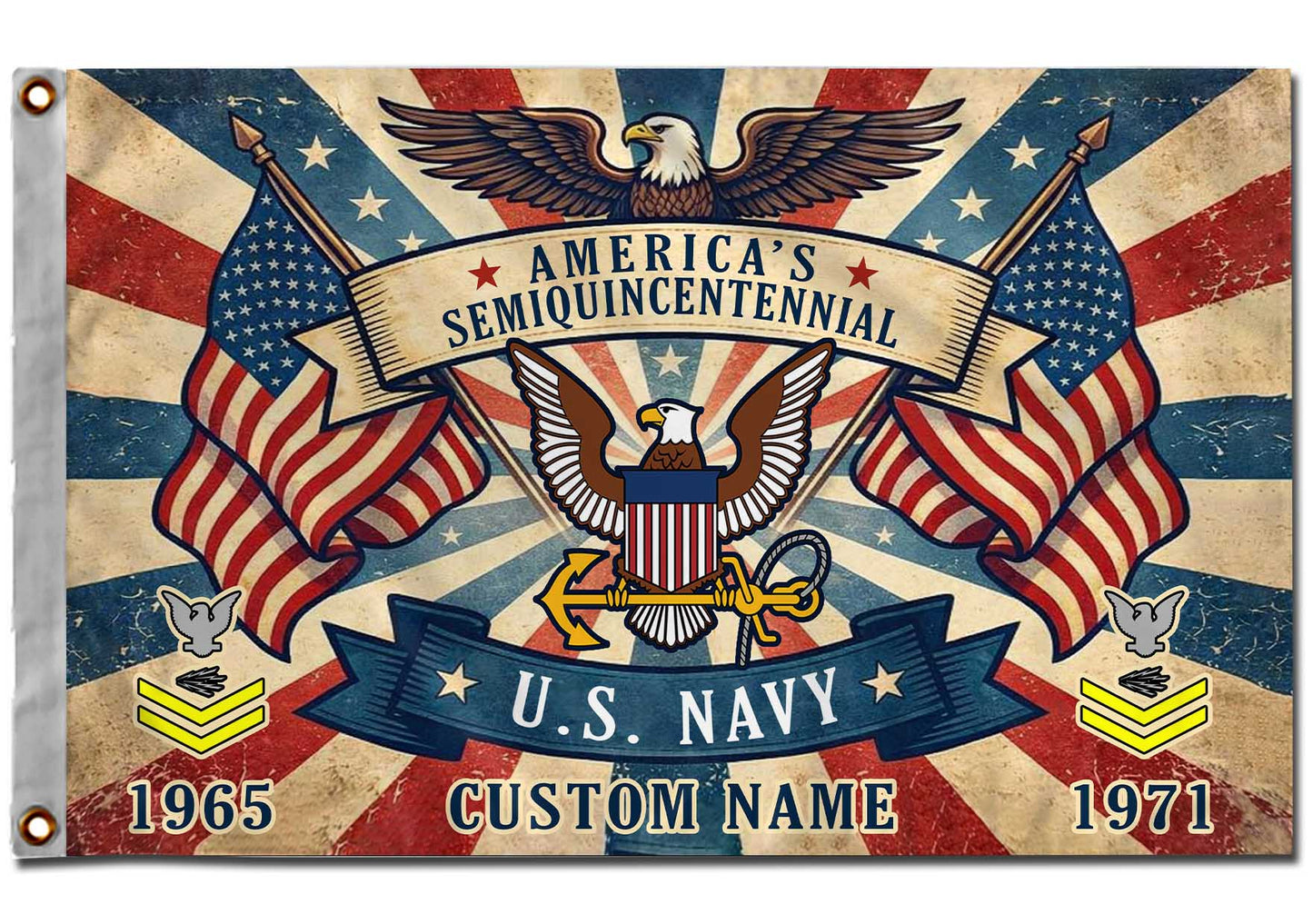 Cowgic Custom U.S.Navy - Flying Flag