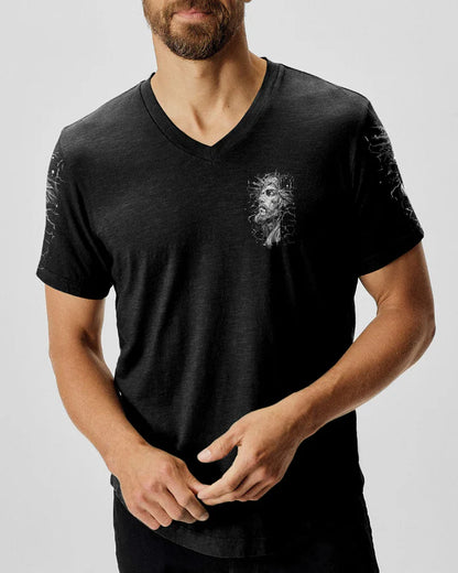 Cowgic It Is God Who Arms Me With Strength Men's All Over Print Shirt