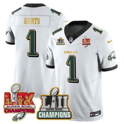 PHI LII-LIX White S.Bowl Champions Gold Split Edition Jersey