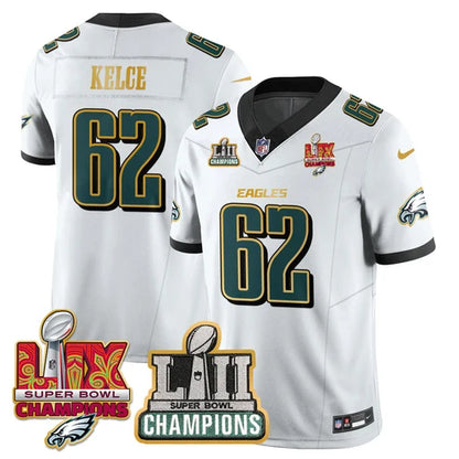 PHI LII-LIX White S.Bowl Champions Gold Split Edition Jersey