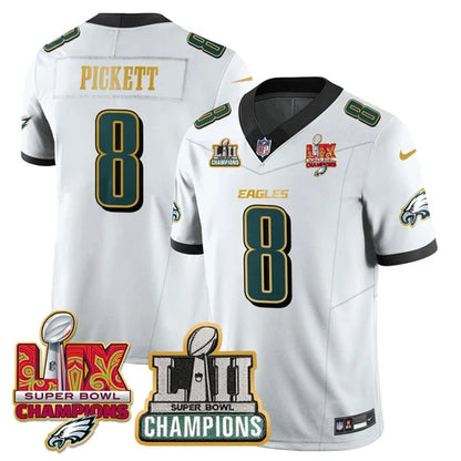 PHI LII-LIX White S.Bowl Champions Gold Split Edition Jersey