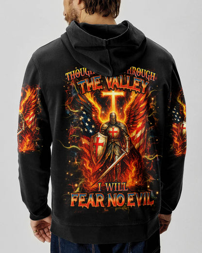 Cowgic I Will Fear No Evil Warrior Men's All Over Print Shirt