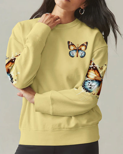 Cowgic When Butterflies Appear Angels Are Near Women's All Over Print Shirt