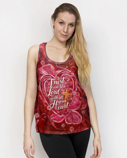 Cowgic Trust In The Lord With All Your Heart Women's All Over Print Shirt