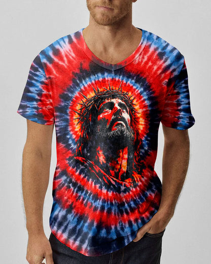 Cowgic Jesus Halo Of Faith Swirl Men's All Over Print Shirt
