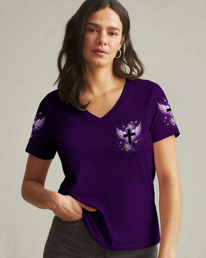 Cowgic Lord Stood With Me Women's All Over Print Shirt