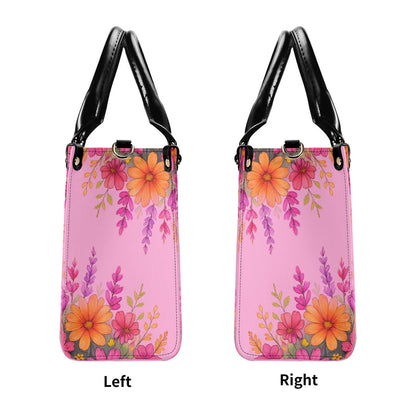 Cowgic Running Against The Wind Truck Leather Handbag