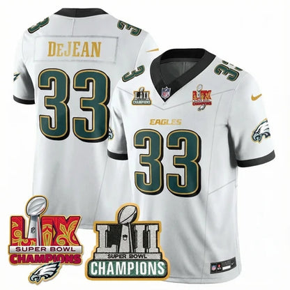 PHI LII-LIX White S.Bowl Champions Gold Split Edition Jersey