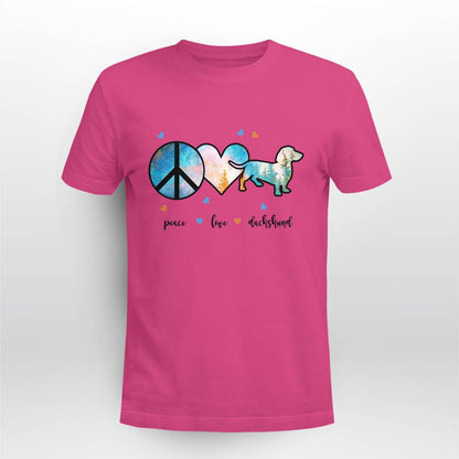 Dachshund Peace Love
