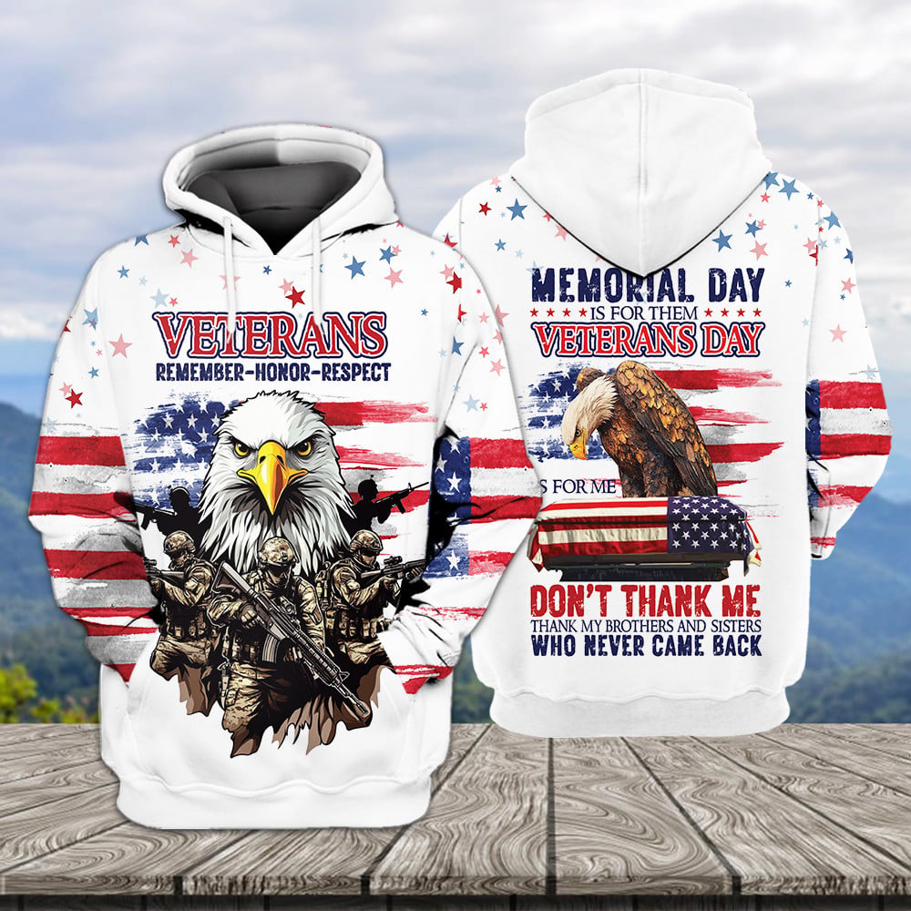 Veterans Day Is For Me All Over Print Apparel