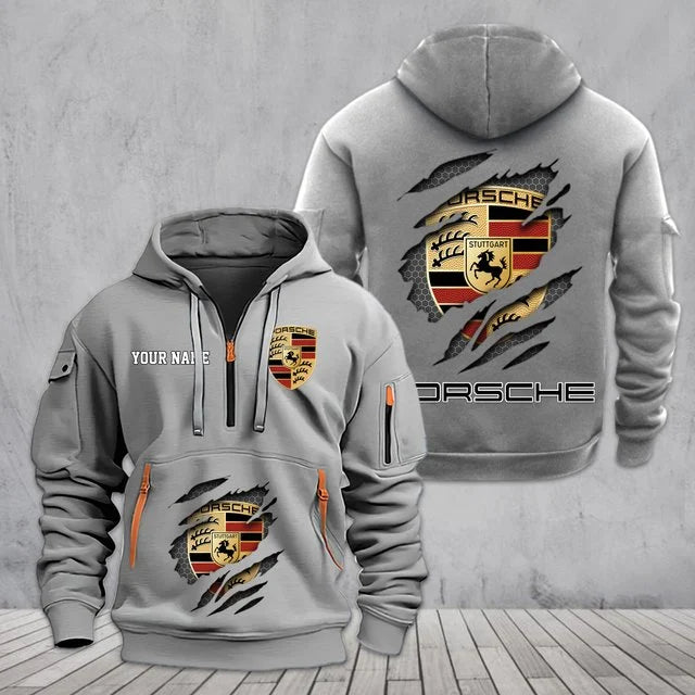 Porsche 3D Half Zip Hoodie