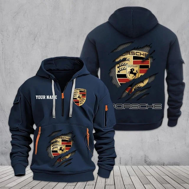 Porsche 3D Half Zip Hoodie