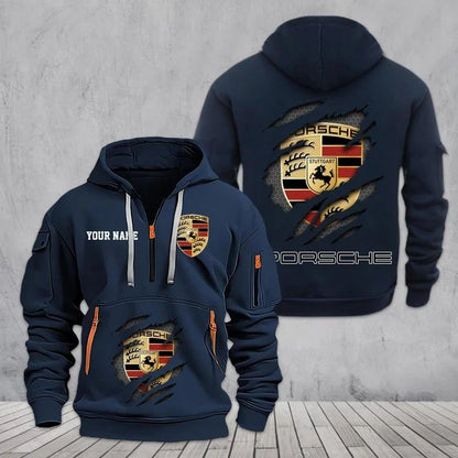 Porsche 3D Half Zip Hoodie