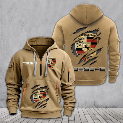 Porsche 3D Half Zip Hoodie