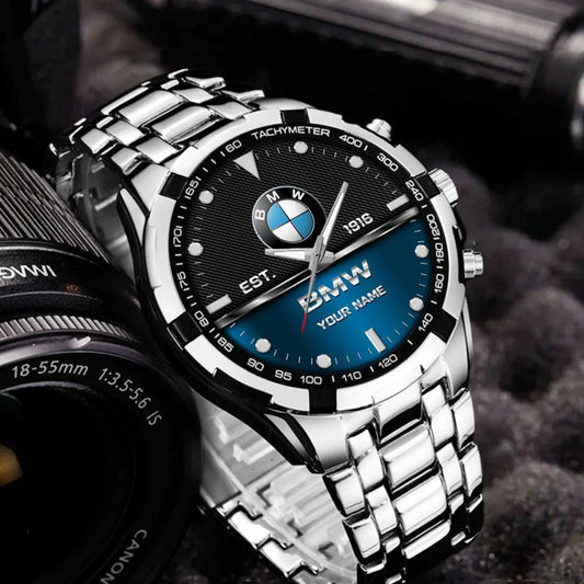 BMW Car Stainless Steel Watch