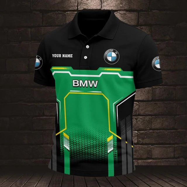 BMW 3D Polo Shirt v2 – Custom Name