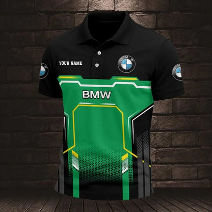 BMW 3D Polo Shirt v2 – Custom Name