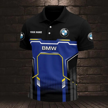 BMW 3D Polo Shirt v2 – Custom Name
