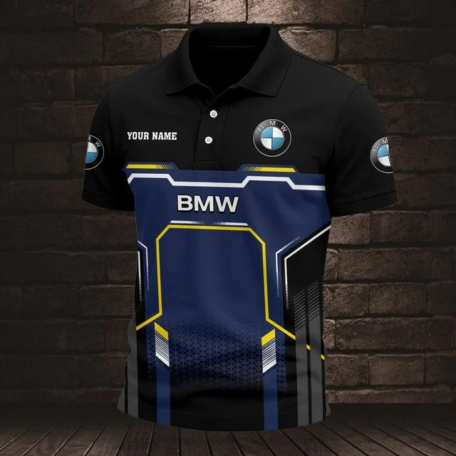 BMW 3D Polo Shirt v2 – Custom Name