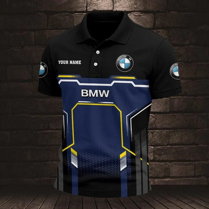BMW 3D Polo Shirt v2 – Custom Name
