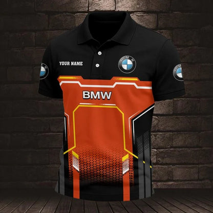BMW 3D Polo Shirt v2 – Custom Name